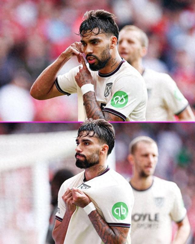 开云官网-回应转会传闻？帕奎塔进球后，亲吻了西汉姆联的队徽