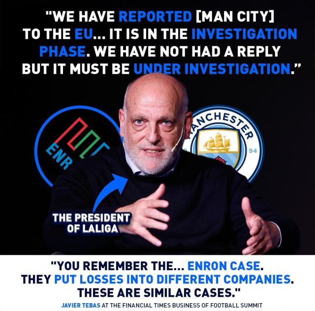 开云在线-英超115项指控未结，曼城又被西甲告上欧盟